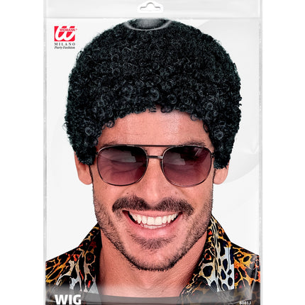 Widmann SRL Afro pruik korte krullen