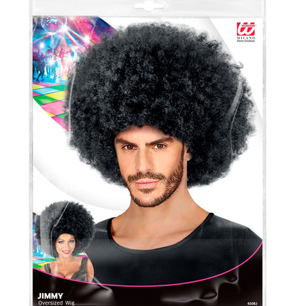 Widmann SRL Afro pruik zwart