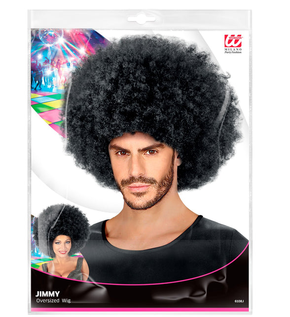 Widmann SRL Afro pruik zwart