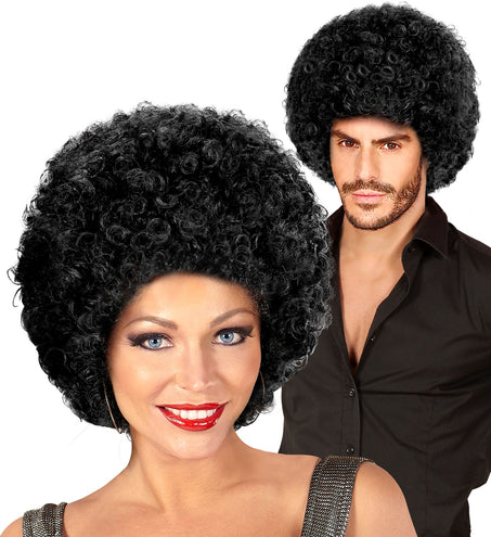 Widmann SRL Afro pruik zwart