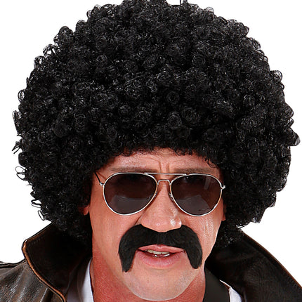 Widmann SRL Afro pruik  zwart