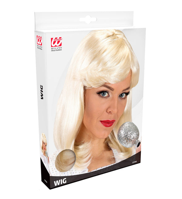 Widmann SRL Agnetha popster pruik AB