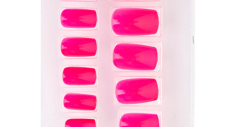 Widmann SRL Airbrush nagels neon roze