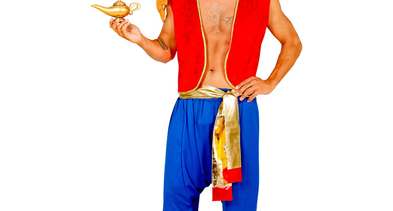 Widmann SRL Aladdin kostuum blauw rood