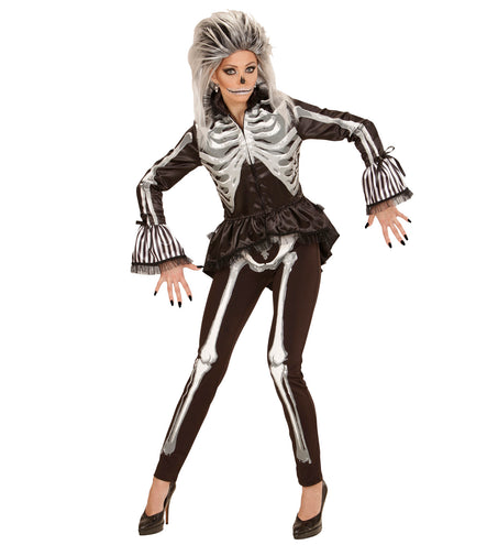 Widmann SRL Angstaanjagend skeletjasje voor dames