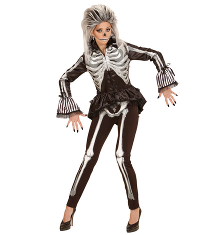 Widmann SRL Angstaanjagend skeletjasje voor dames