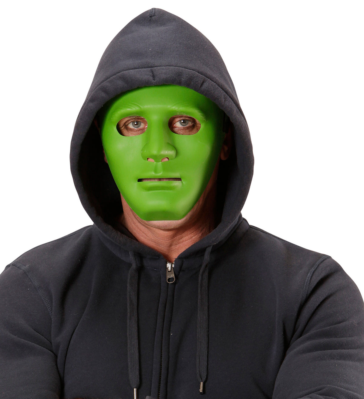 Anonymous masker groen | Ideaal voor een mysterieuze look