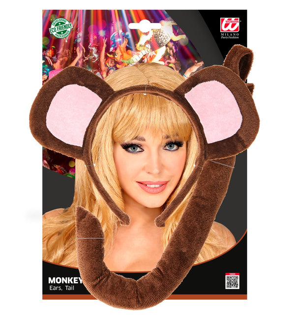 Widmann SRL Apen diadeem met staart