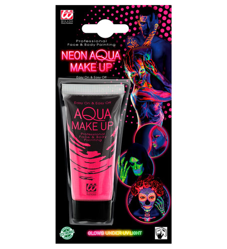 Widmann SRL Aqua schmink neon roze