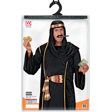Widmann SRL Arabisch sjeiken pak zwart
