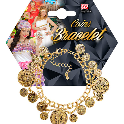 Widmann SRL Armband met muntstukjes