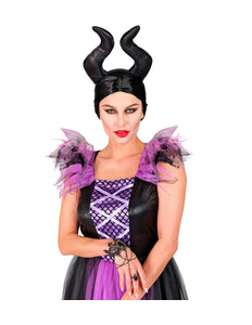 Widmann SRL Armband van kant met zwarte ring