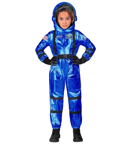 Widmann SRL Astronaut blauw kostuum Lara kind