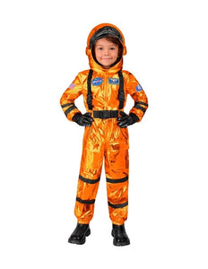 Widmann SRL Astronaut kostuum oranje Teun kind