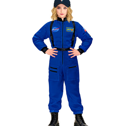 Widmann SRL Astronauten kostuum  blauw