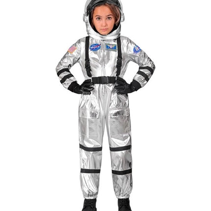 Widmann SRL Astronauten kostuum zilver Roos kinderen