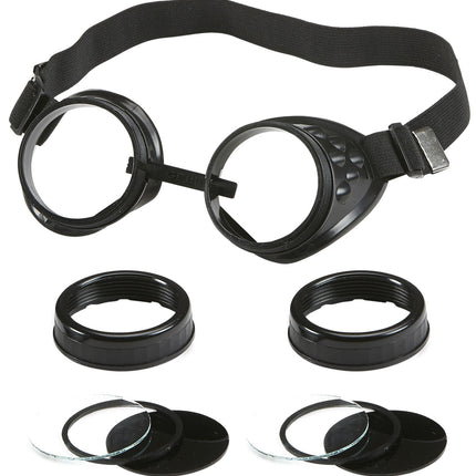 Widmann SRL Aviator brillen met verwisselbare glazen