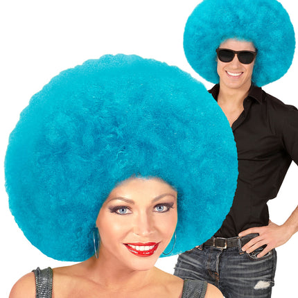 Widmann SRL Azuur Blauwe grote Afropruik