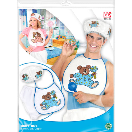 Widmann SRL Babyset blauw met beertje