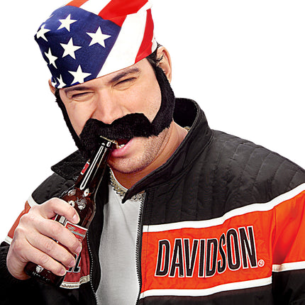 Widmann SRL Bakkebaard Met Snor