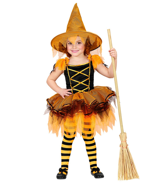 Widmann SRL Ballerina heksen jurkje oranje