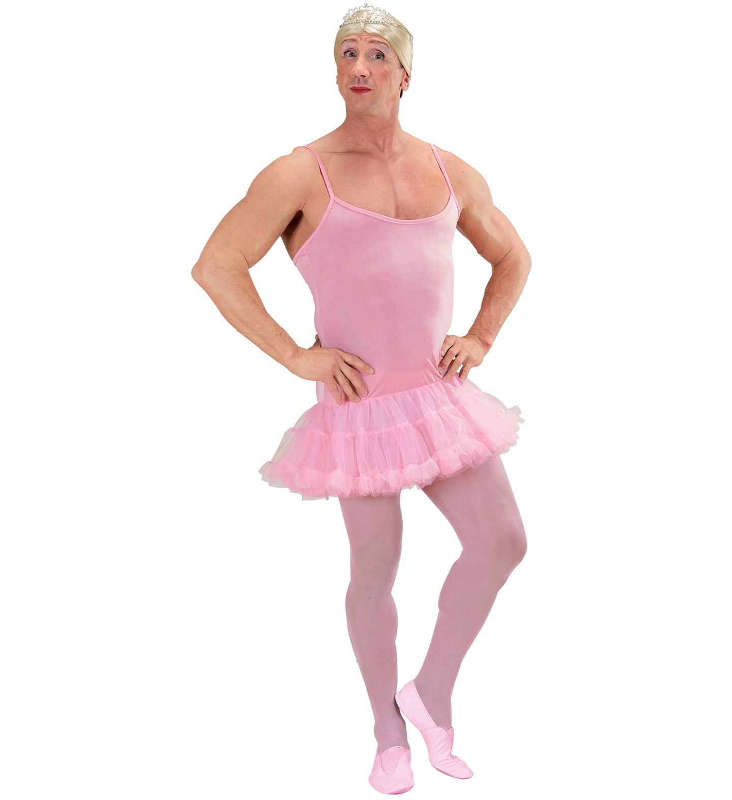 Ballerina pak heren roze Perfect voor carnaval!