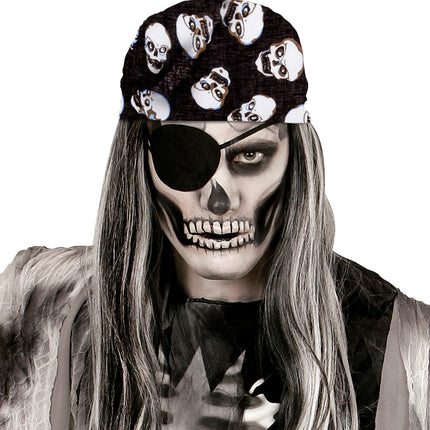Widmann SRL Bandana piraat schedel zakdoek