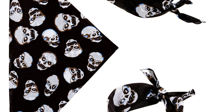 Widmann SRL Bandana piraat schedel zakdoek