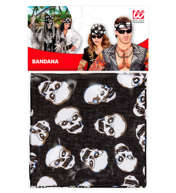 Widmann SRL Bandana piraat schedel zakdoek