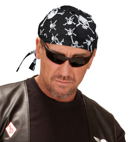 Widmann SRL Bandana schedel met kruisbotten