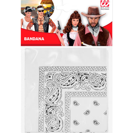 Widmann SRL Bandana wit 55X55