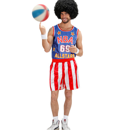 Widmann SRL Basketballer kostuum Sem volwassenen