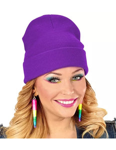 Widmann SRL Beanie paars muts Thomas