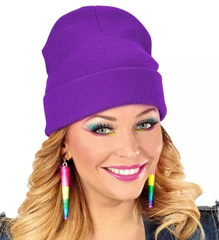 Widmann SRL Beanie paars muts Thomas