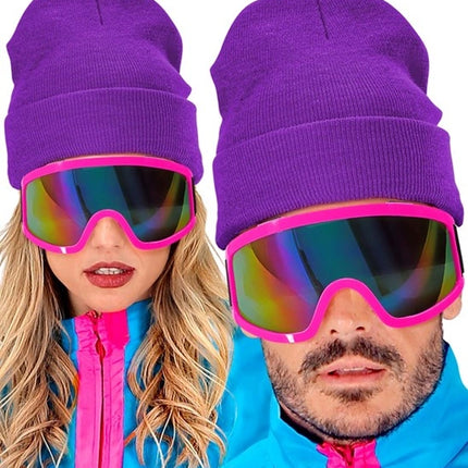 Widmann SRL Beanie paars muts Thomas