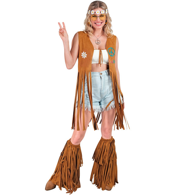 Widmann SRL Beenwarmer met franjes