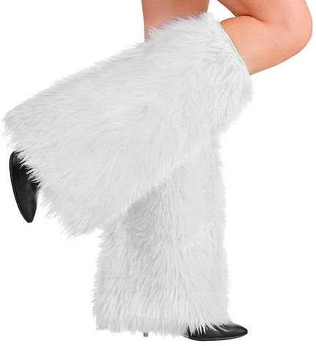 Widmann SRL Beenwarmers pluche wit Finny