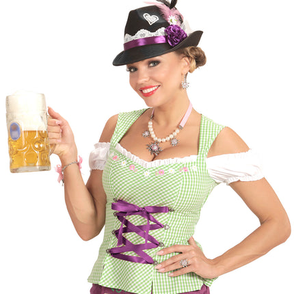 Widmann SRL Beierse Fedora hoed  met decoratie