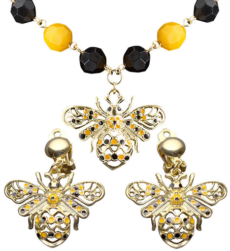 Widmann SRL Bijen halsketting en oorbellen bij Zoem