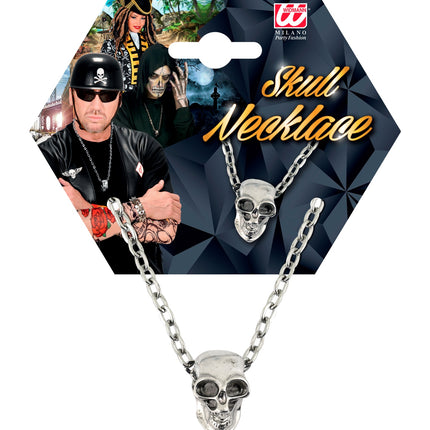 Widmann SRL Biker ketting / Rocker ketting schedel