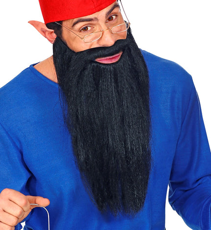 Widmann SRL Biker Lange baard met snor zwart