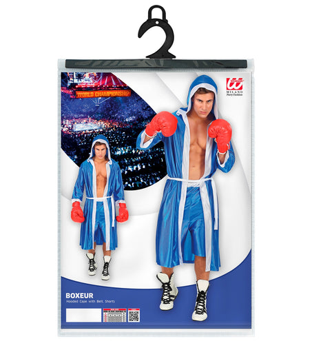 Widmann SRL Blauw bokser kostuum