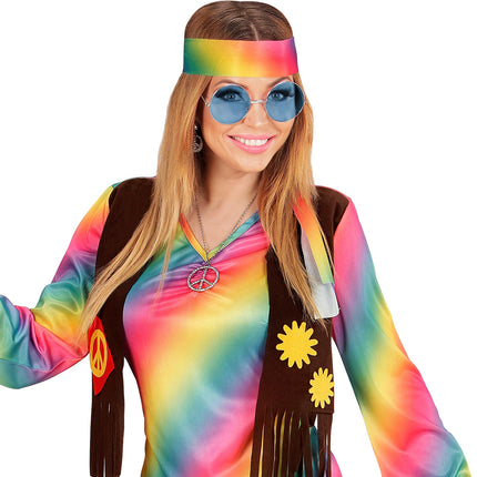 Widmann SRL Blauwe bril jaren 70