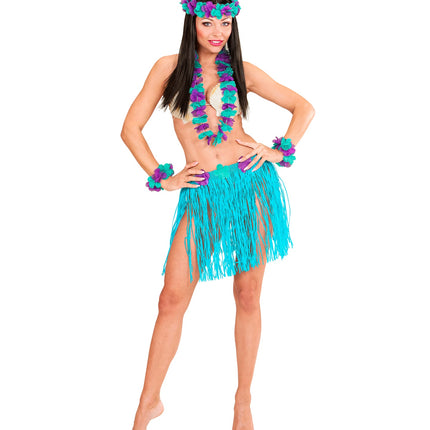 Widmann SRL Blauwe Hawaii set Bella