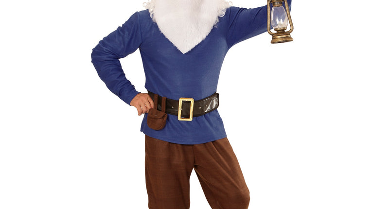 Widmann SRL Blauwe kabouter Wesley kostuum