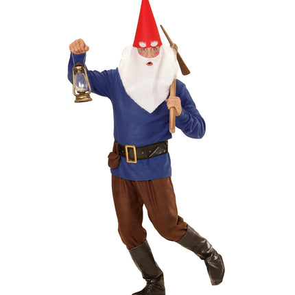 Widmann SRL Blauwe kabouter Wesley kostuum