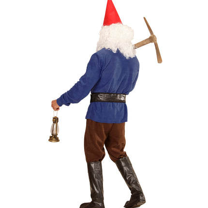 Widmann SRL Blauwe kabouter Wesley kostuum