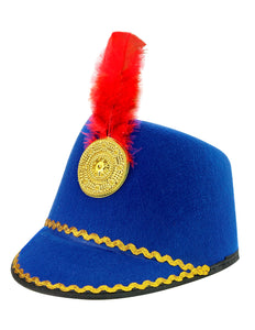 Widmann SRL Blauwe majorette hoed kind