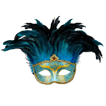 Widmann SRL Blauwe oogmaskers