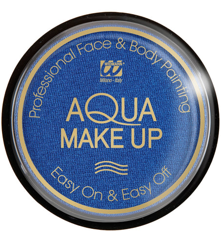 Widmann SRL Blauwe schmink aqua metallic